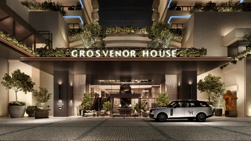 Facade of Grosvenor House