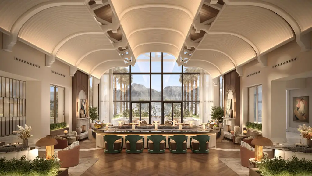 Lobby view of the Intercontinental Table Bay