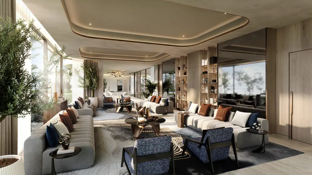 Living room setup with lots of decoration